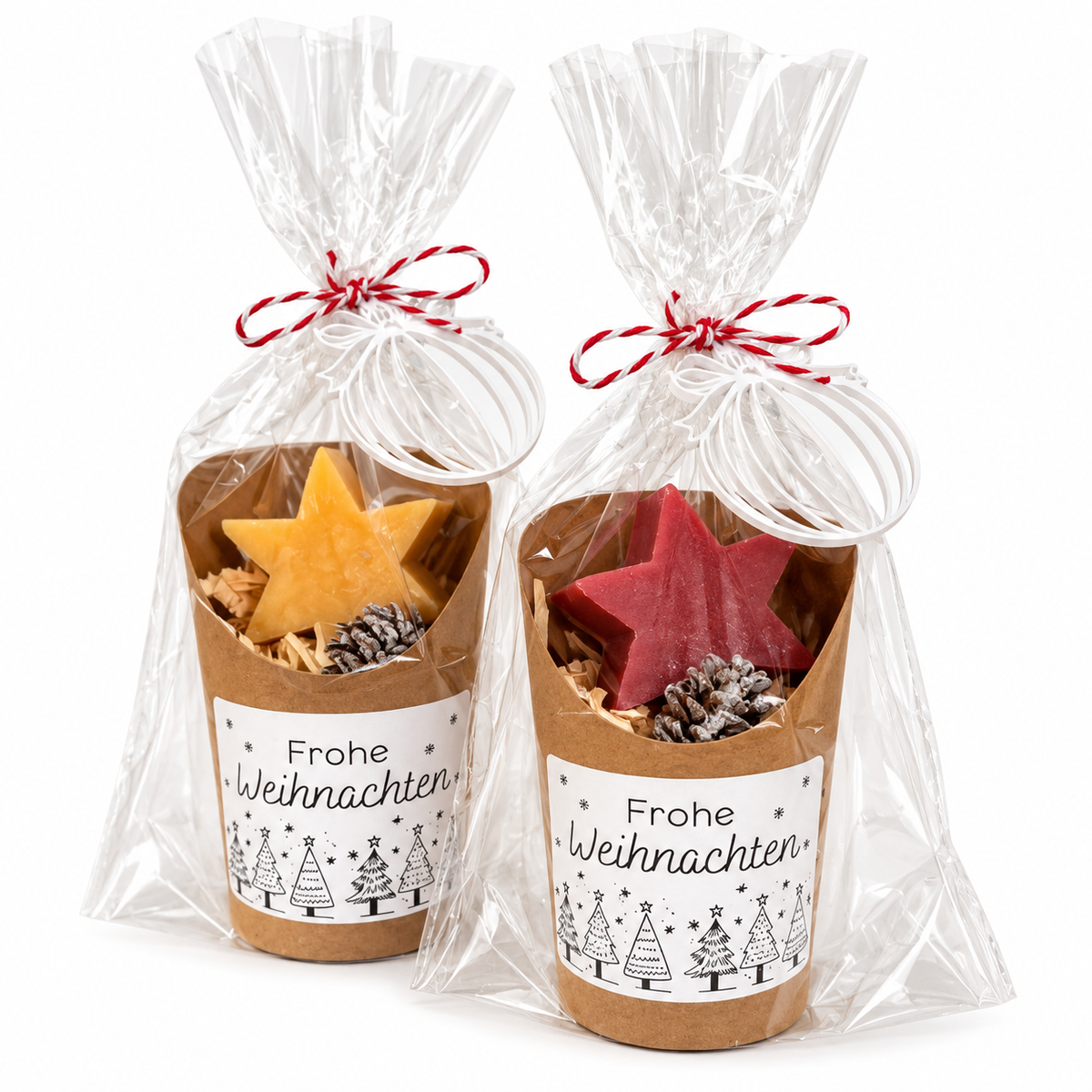 Weihnachtsseife mit Geschenkverpackung