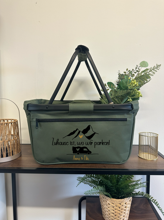 Campingkorb - Einkaufskorb für Camper