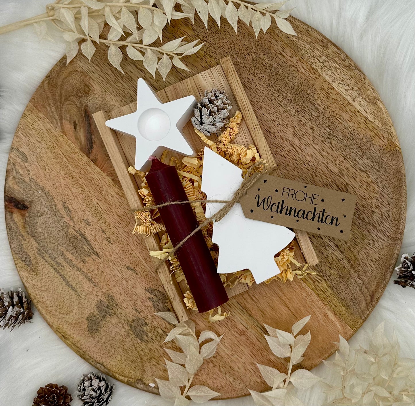 Kerzengeschenk zu Weihnachten - Wichtelgeschennk