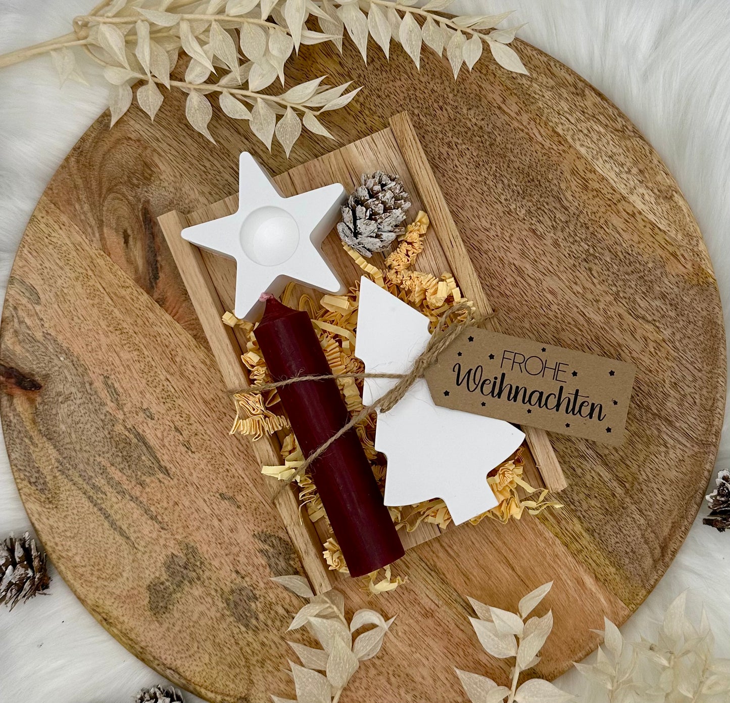 Kerzengeschenk zu Weihnachten - Wichtelgeschennk