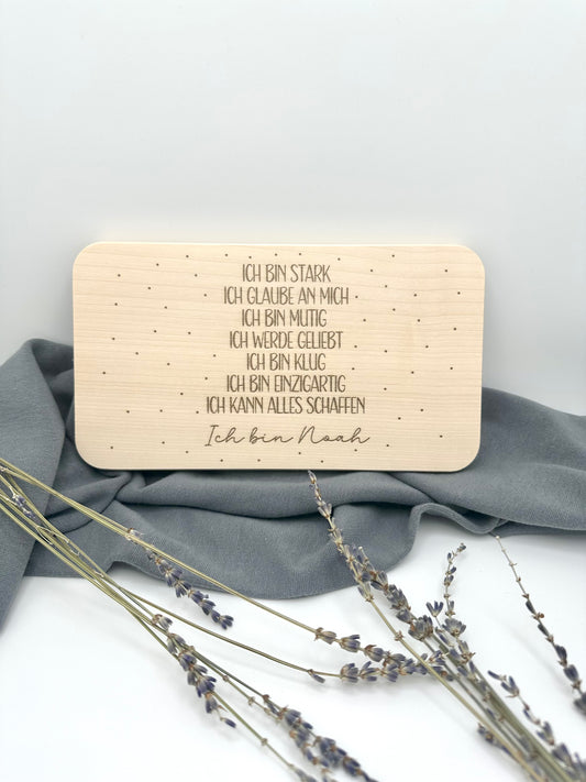 Affirmations Dekobrettchen für Kinder