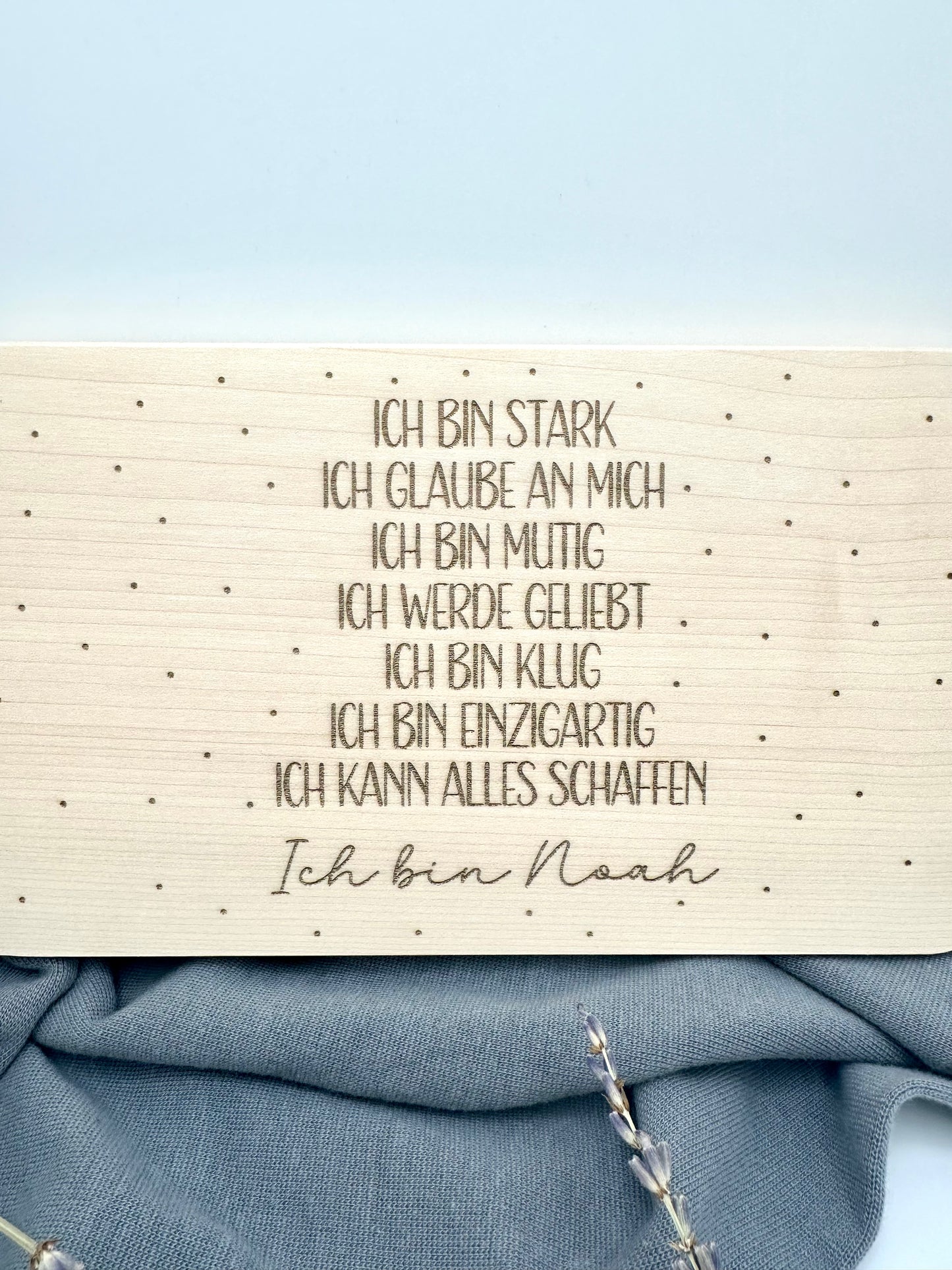 Affirmations Dekobrettchen für Kinder