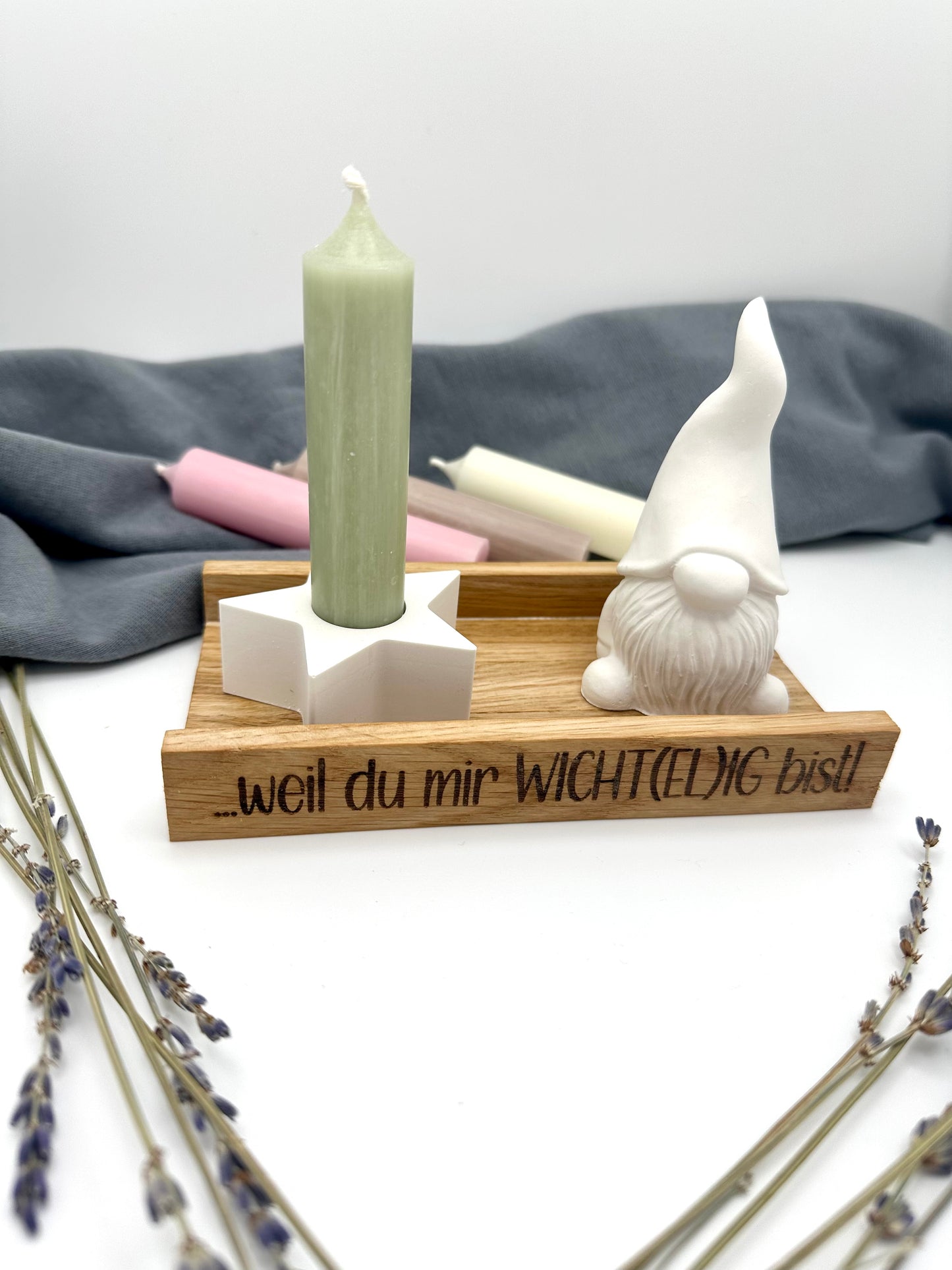 Du bist mir wichtelig - Kerzengeschenk zu Weihnachten - Wichtelgeschenk