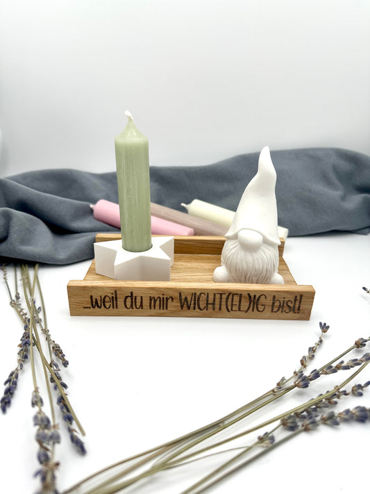 Du bist mir wichtelig - Kerzengeschenk zu Weihnachten - Wichtelgeschenk