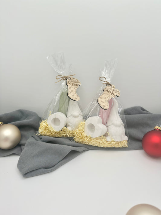 Wichtelgeschenk - Weihnachtsgeschenk mit Kerze