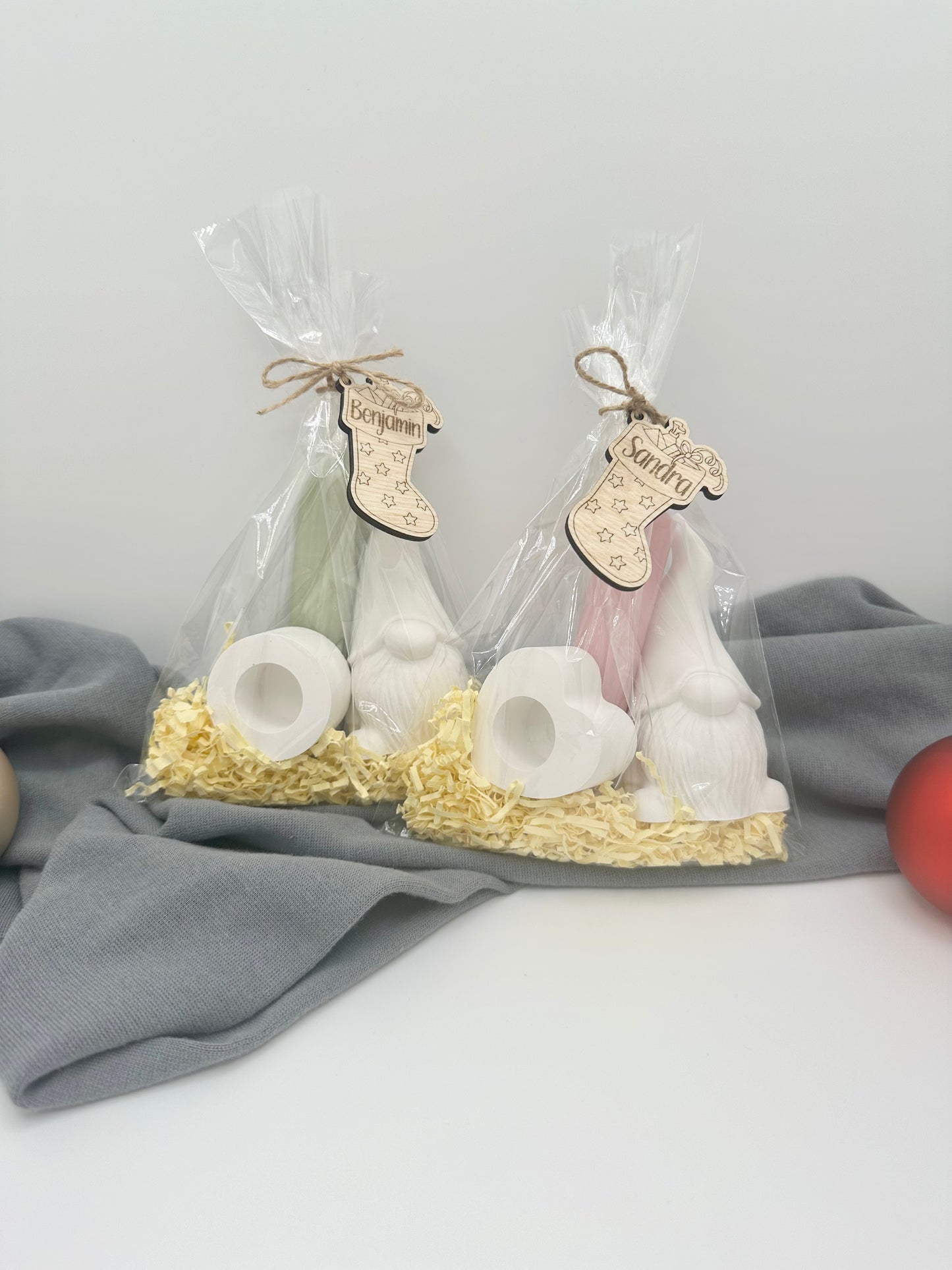 Wichtelgeschenk - Weihnachtsgeschenk mit Kerze