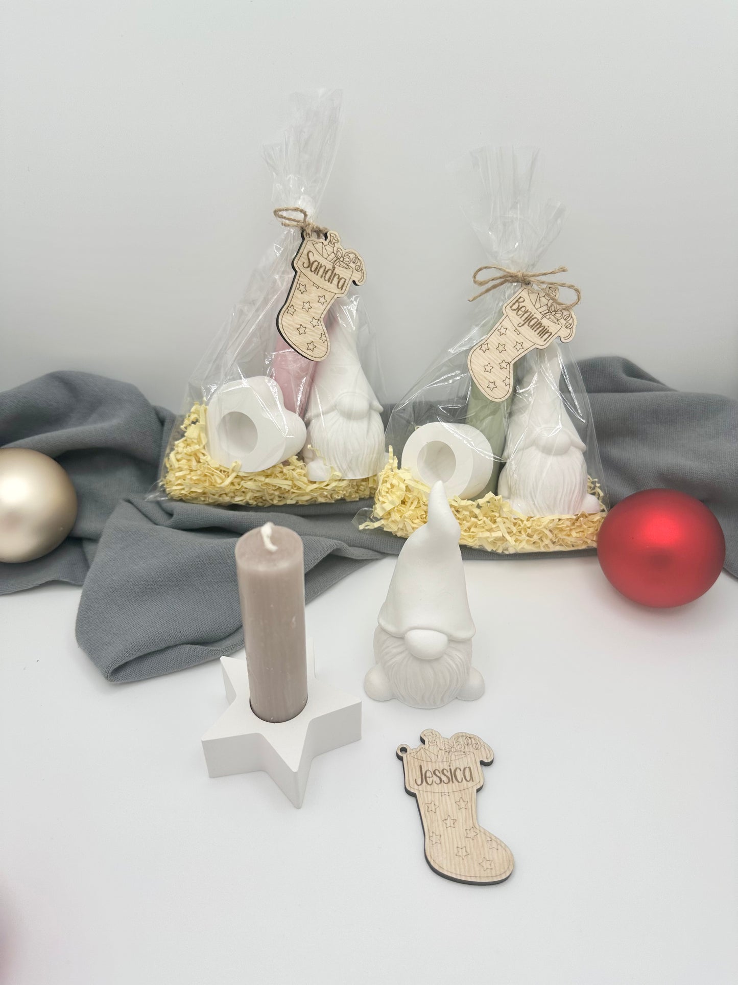 Wichtelgeschenk - Weihnachtsgeschenk mit Kerze