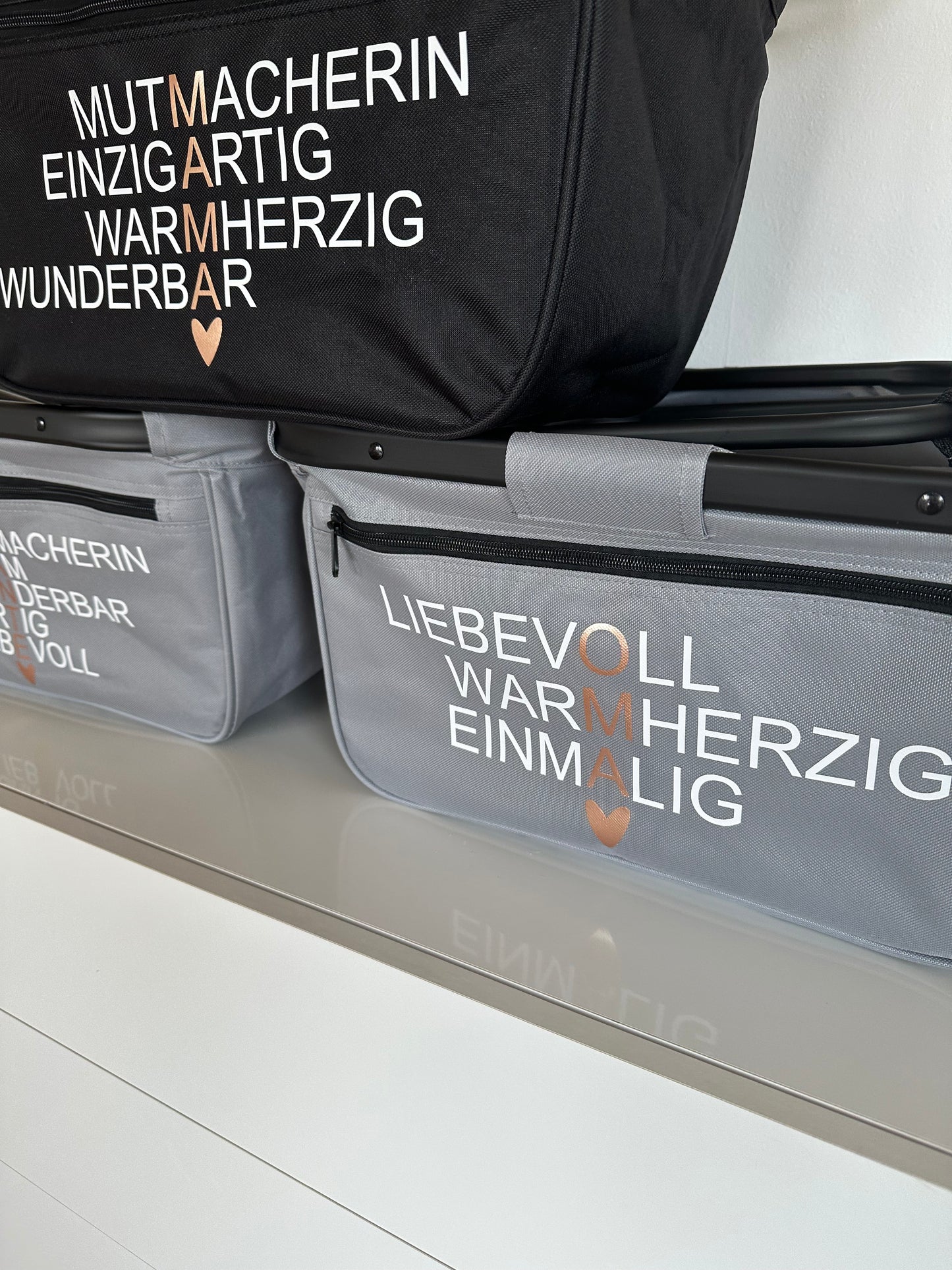 Einkaufskorb mit Aufdruck "Mama"