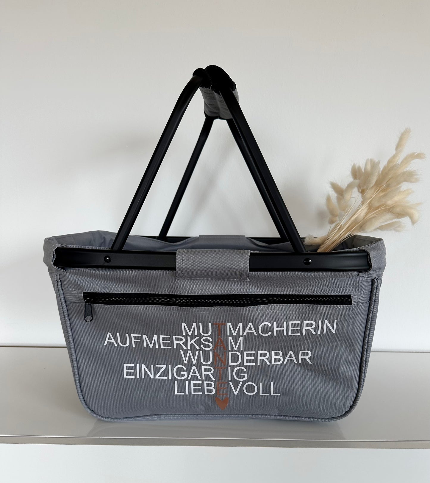 Einkaufskorb Tante, Geschenk Tante, Geburtstagsgeschenk für Tante, Beste Tante