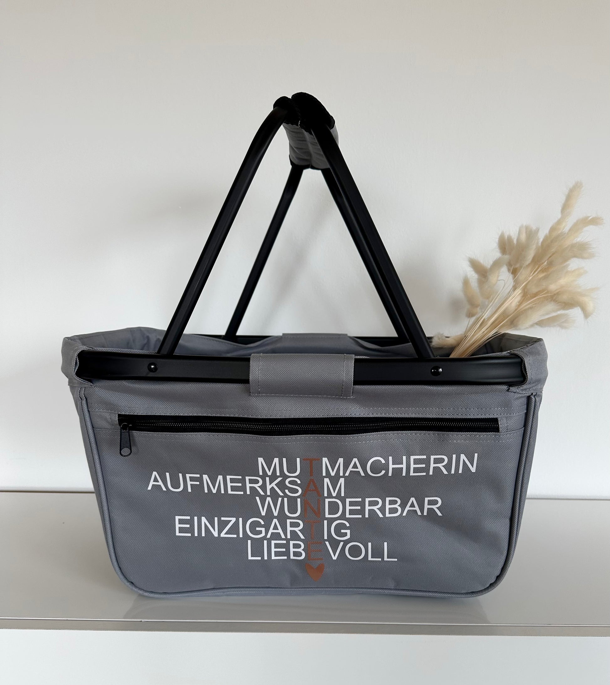 Einkaufskorb Tante, Geschenk Tante, Geburtstagsgeschenk für Tante, Beste Tante