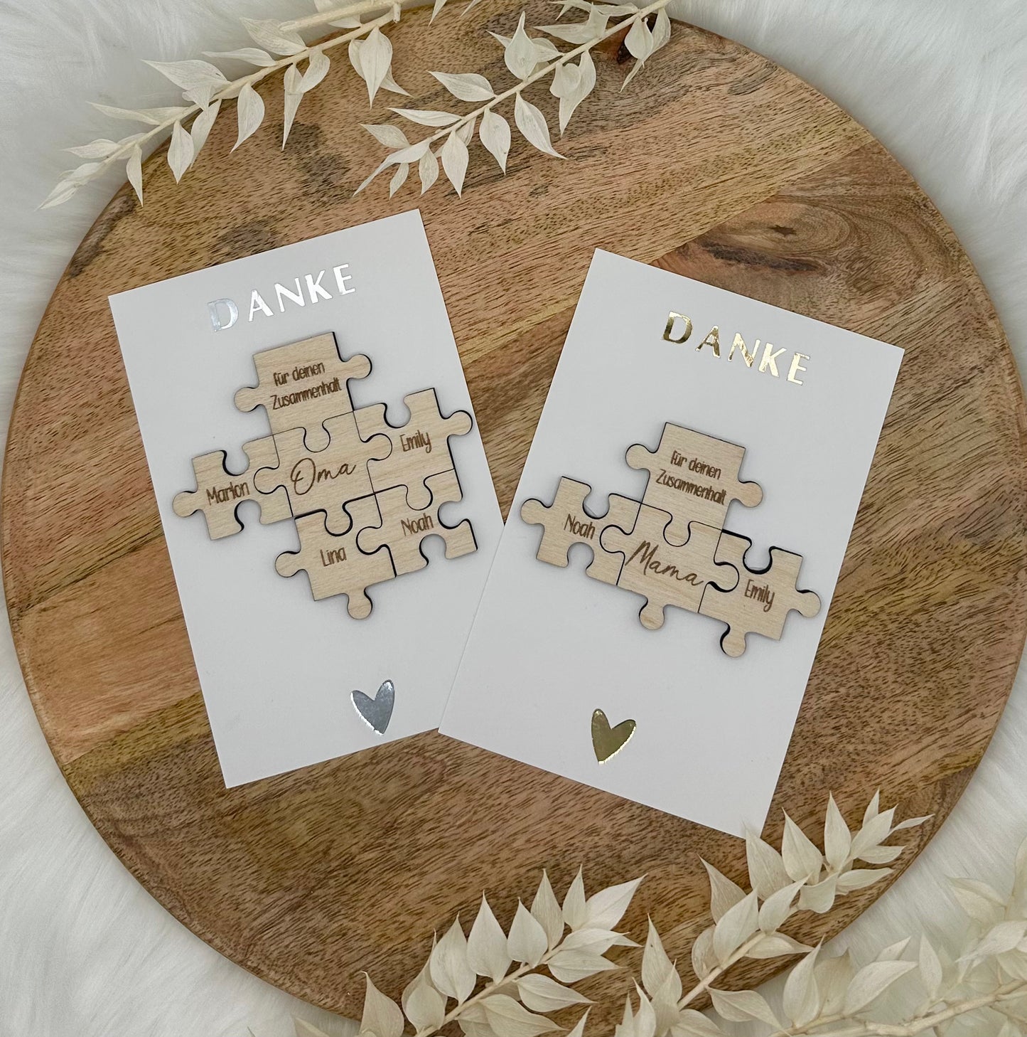 Karte Mama Puzzle | Muttertagsgeschenk