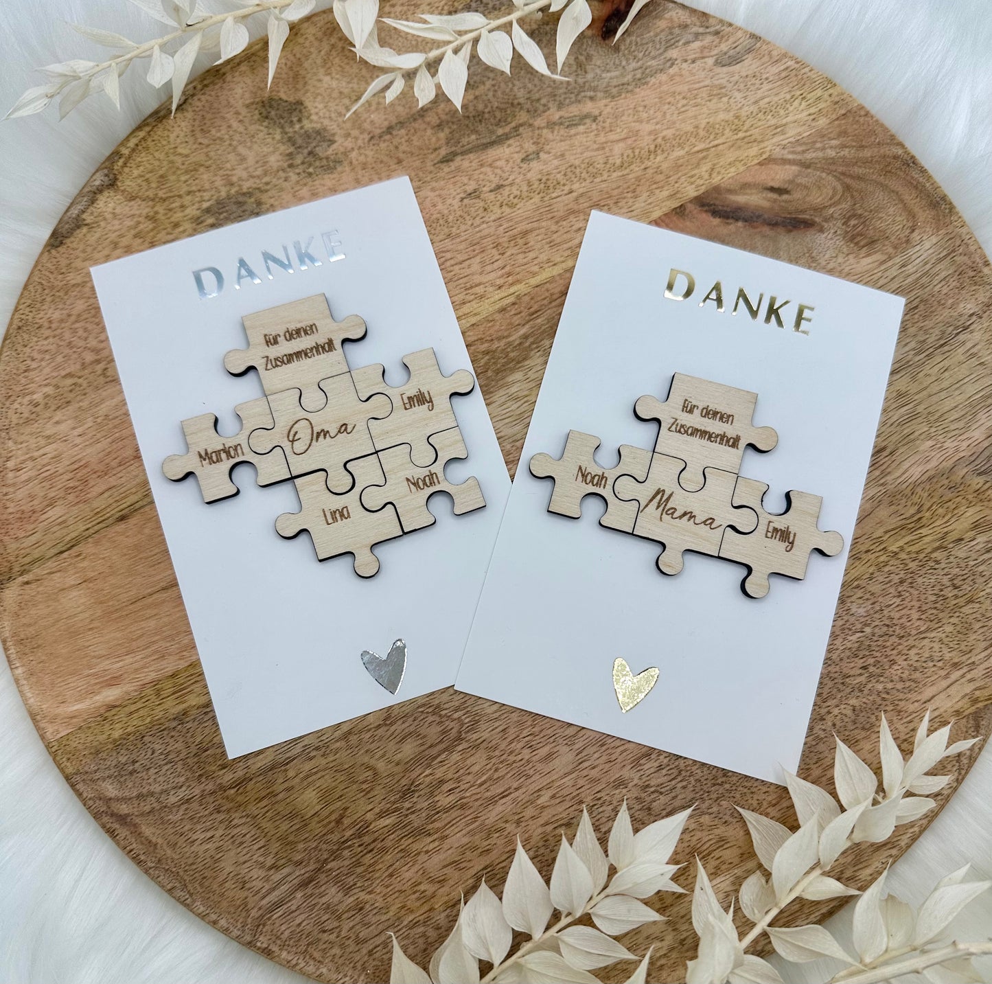 Karte Mama Puzzle | Muttertagsgeschenk