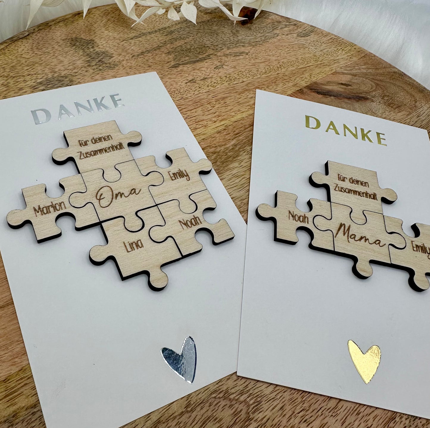 Karte Mama Puzzle | Muttertagsgeschenk