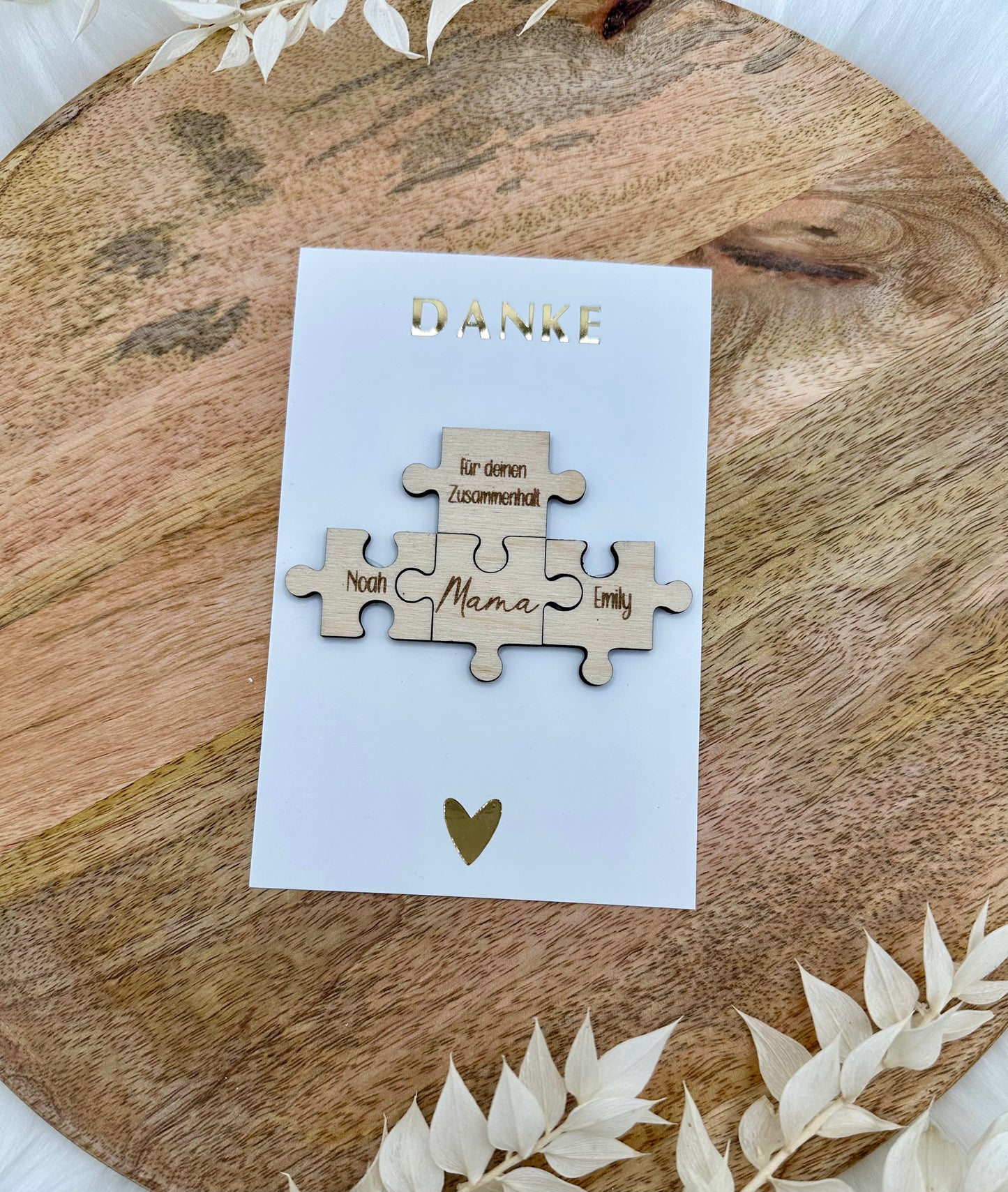 Karte Mama Puzzle | Muttertagsgeschenk