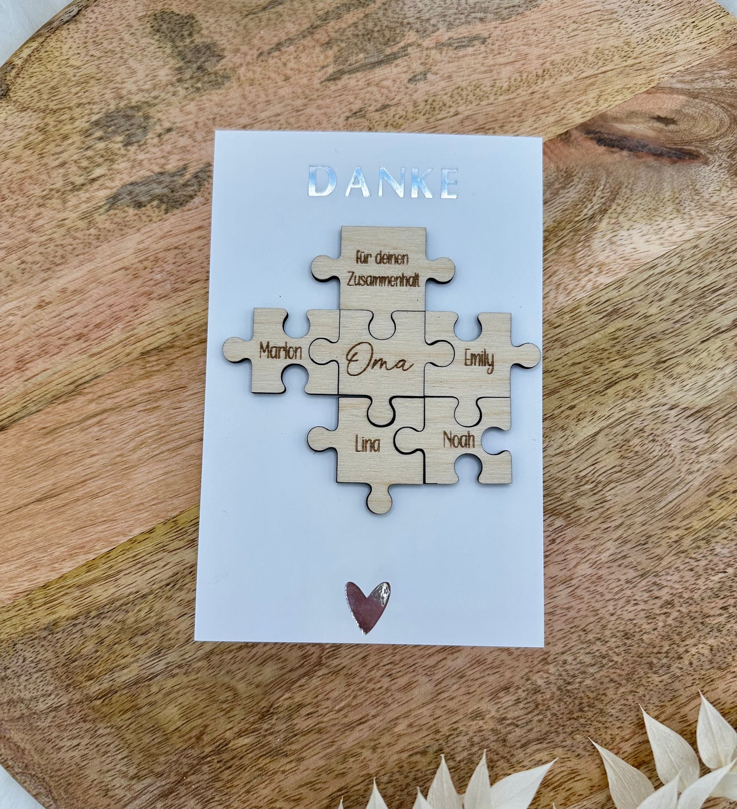 Karte Mama Puzzle | Muttertagsgeschenk