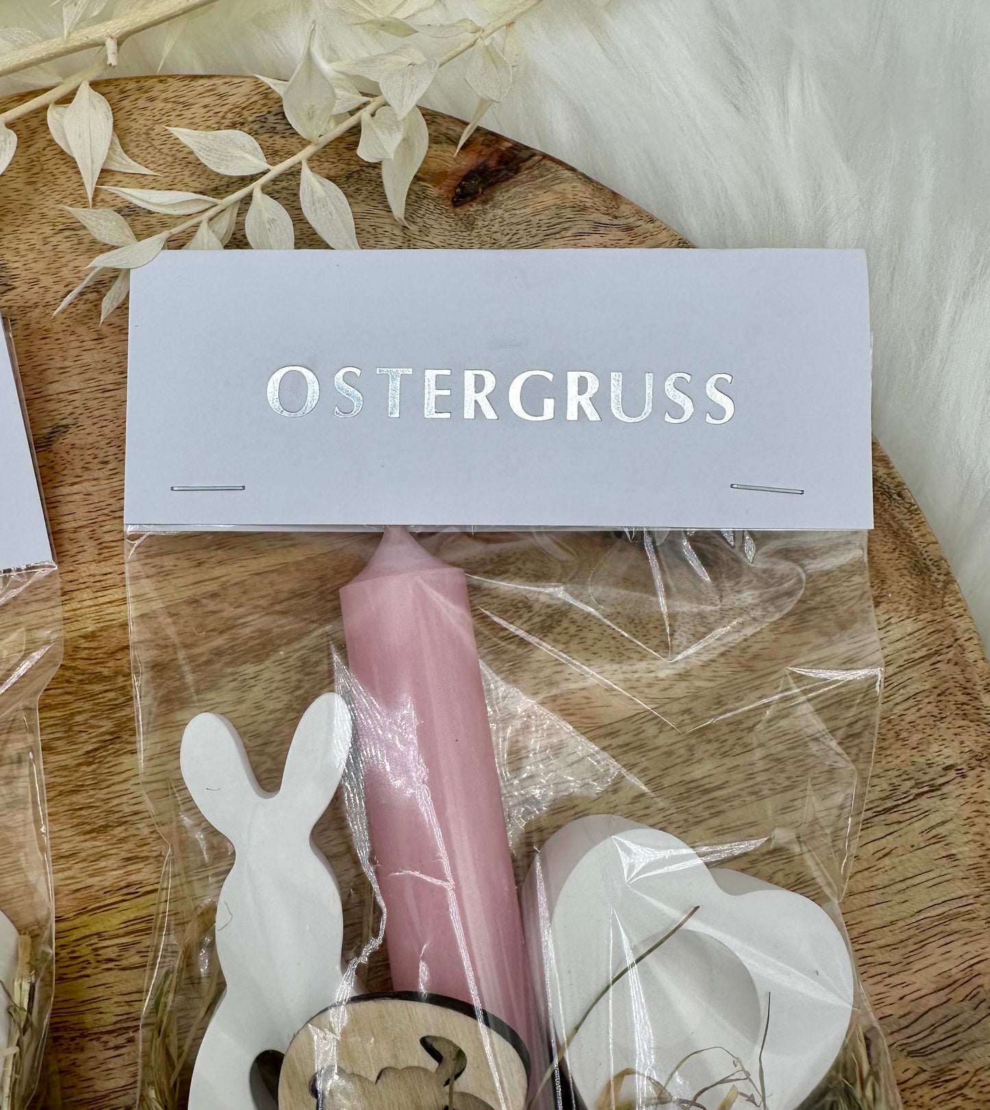 Kleinigkeit zu Ostern mit Prägung | Kerzengeschenk zu Ostern