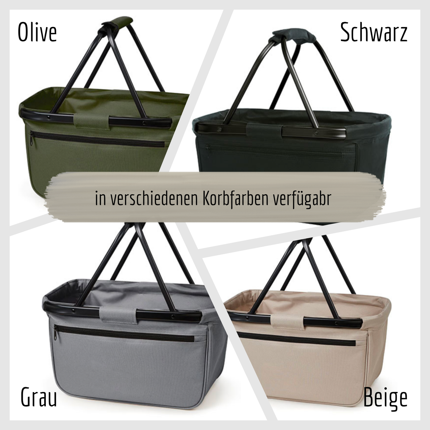Campingkorb - Einkaufskorb für Camper