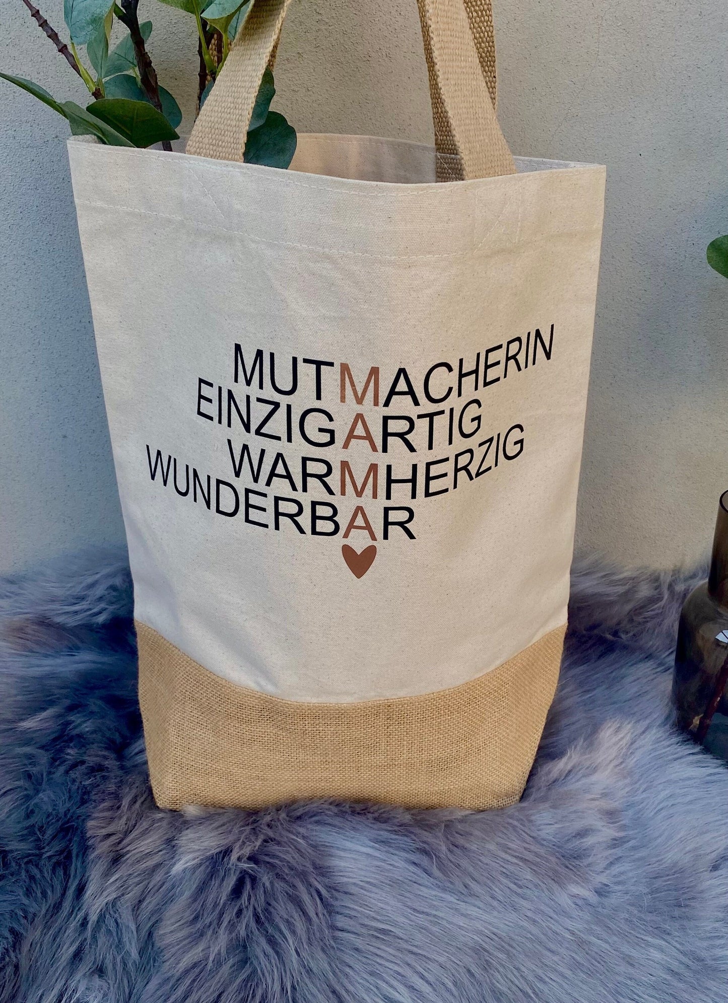 Tasche, Einkaufstasche, Jutetasche, Muttertag, Geschenk, Mama, Muttertagsgeschenk, Individuelle Geschenke