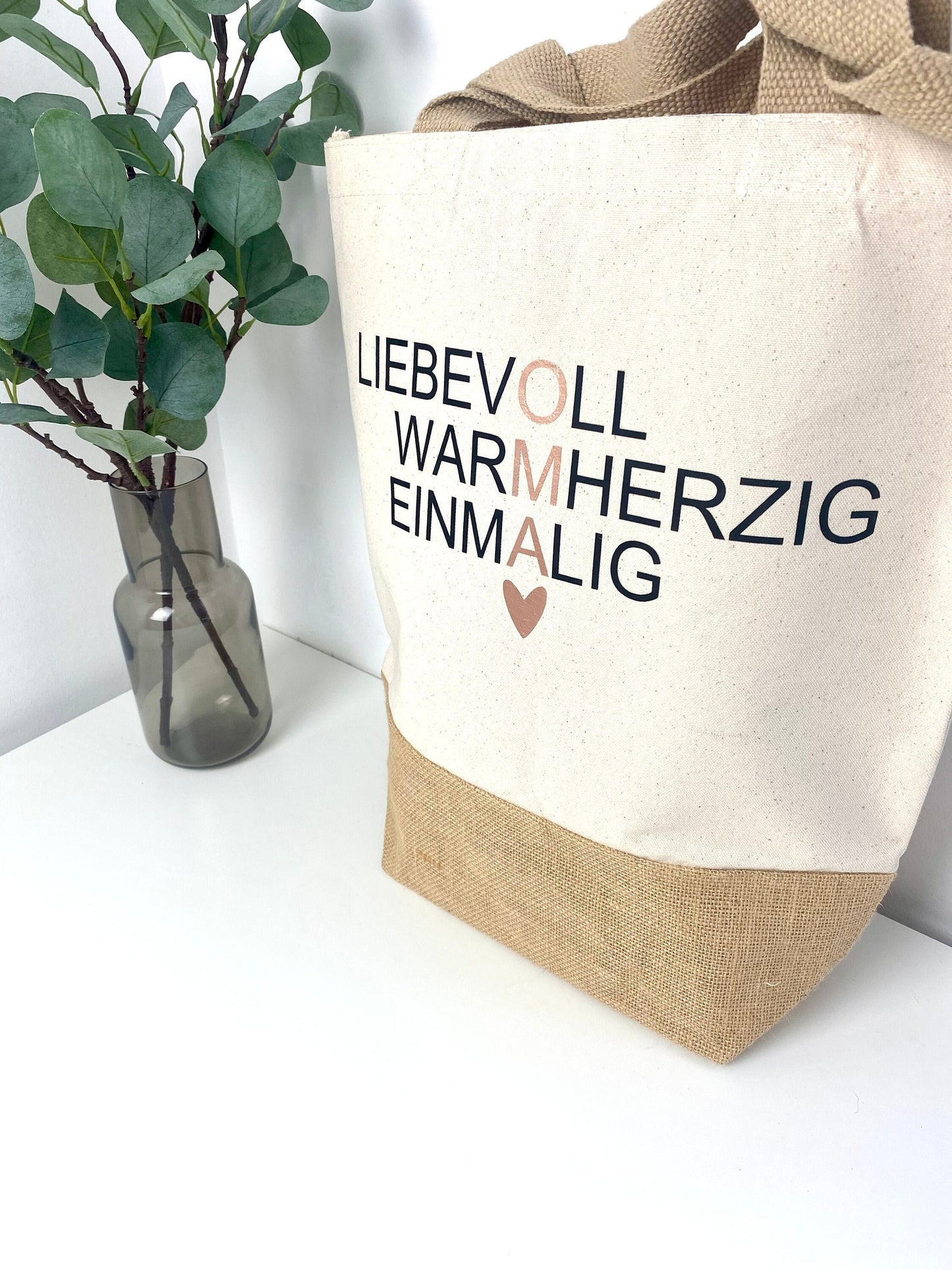 Tasche -  Einkaufstasche - Jutetasche Oma - Geschenk Oma - Geschenkidee