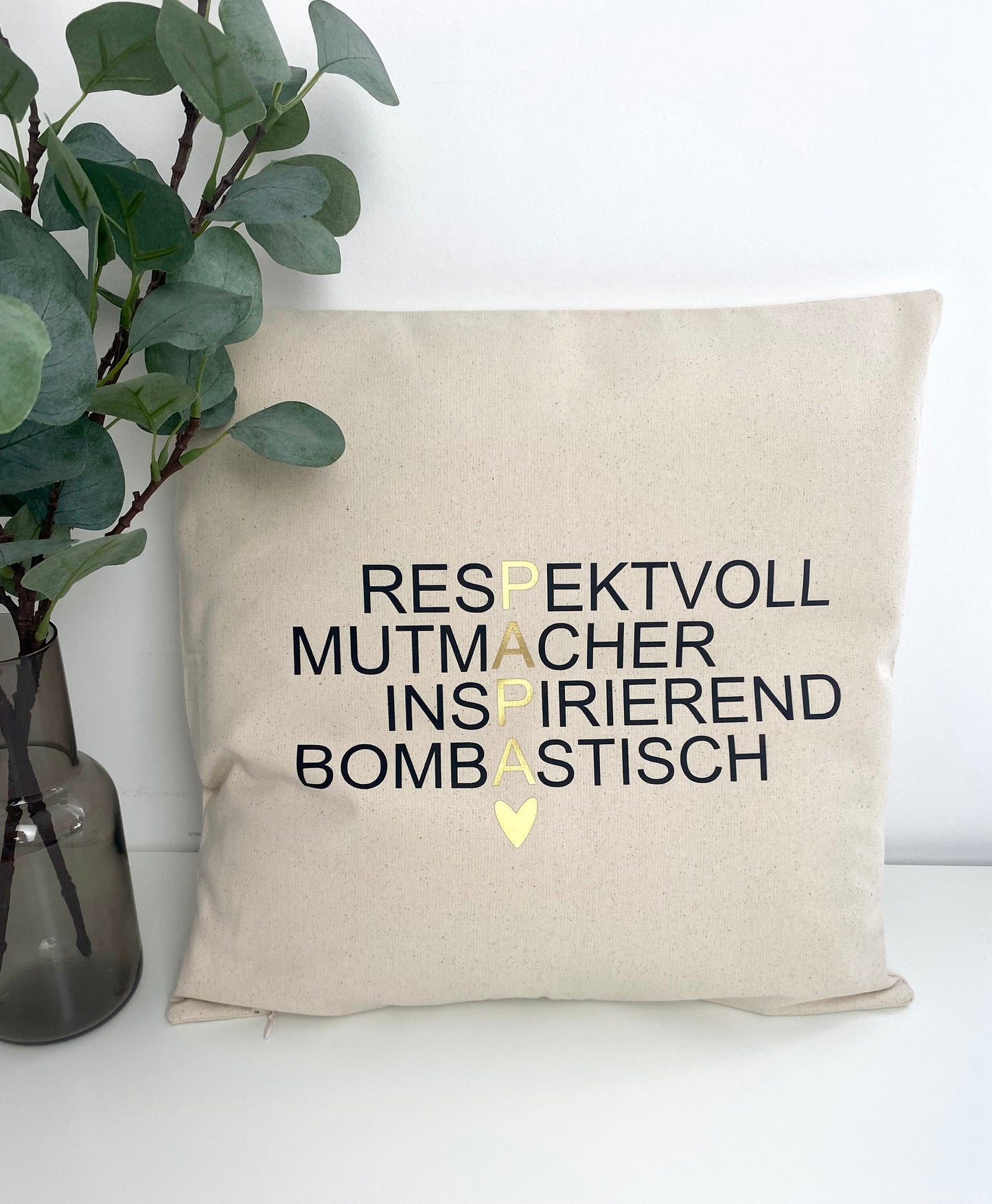 Kissenhülle Geschenk Papa oder Opa - Geschenk für Papa - Geschenk für Opa - Kissen Papa - Kissen Opa