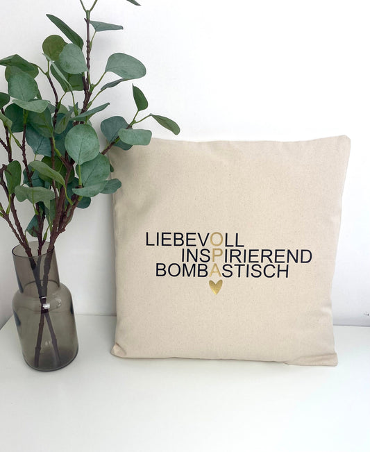 Kissenhülle Geschenk Papa oder Opa - Geschenk für Papa - Geschenk für Opa - Kissen Papa - Kissen Opa - Weihnachtsgeschenk Papa Opa