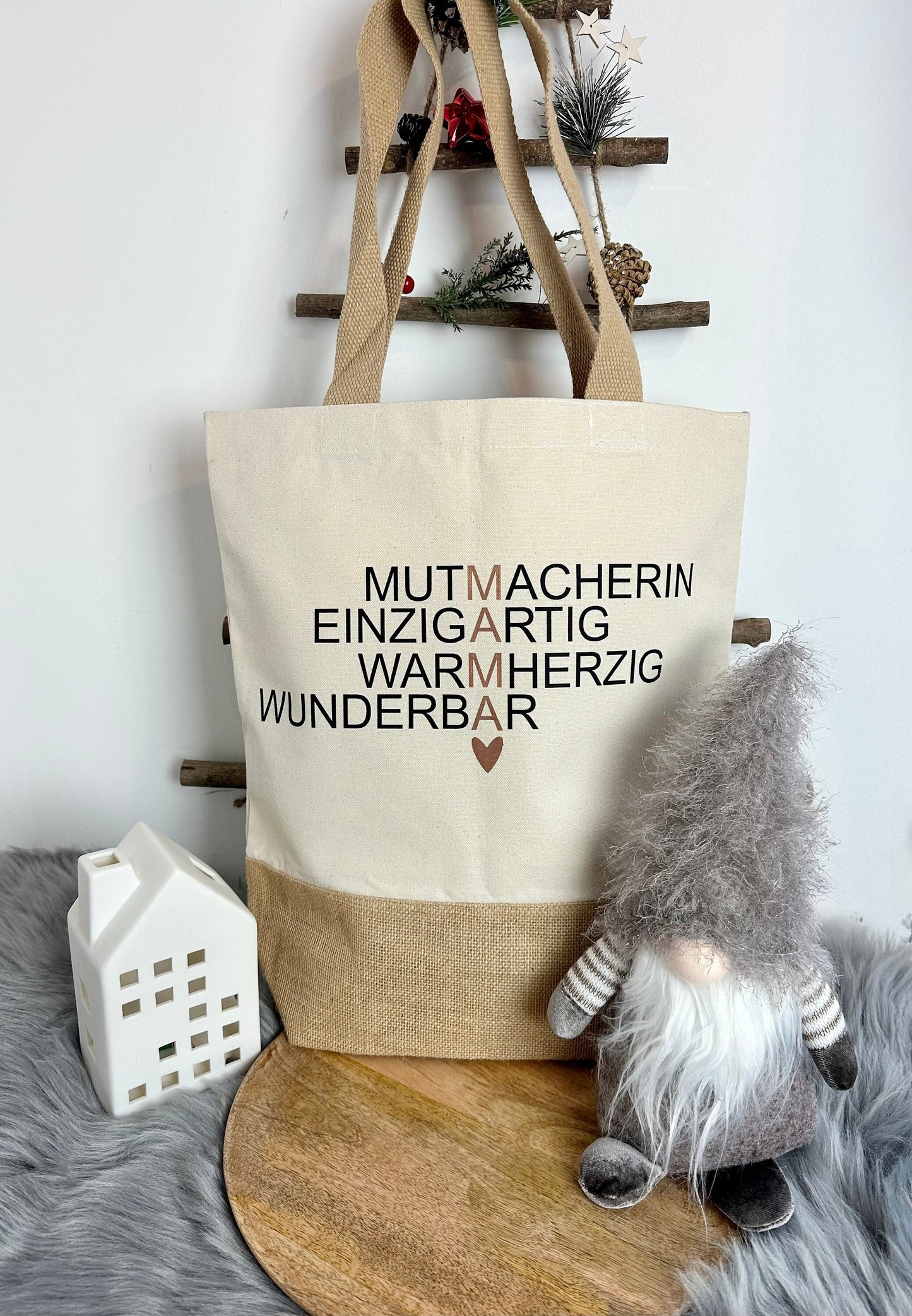 Tasche - Einkaufstasche Mama - Jutetasche - Weihnachtsgeschenk Mama - Individuelle Geschenke