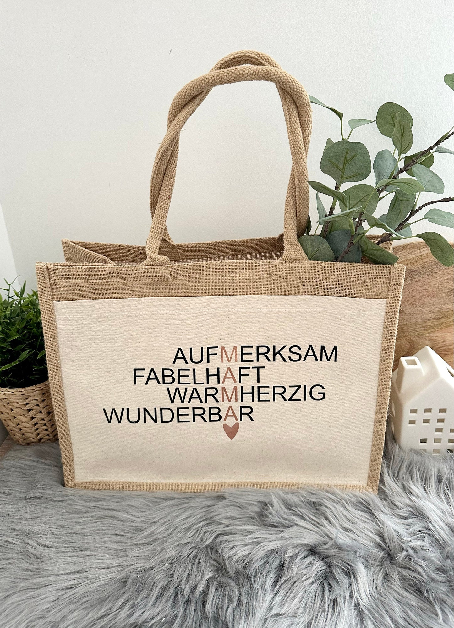 Tasche Mama - Einkaufstasche - Jutetasche - Geschenk für Oma - Oma Tasche - Geschenkidee Oma - Mama - Tante - Muttertagsgeschenk