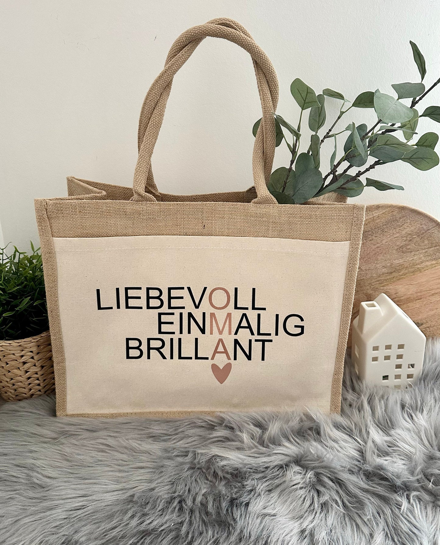 Tasche Oma - Einkaufstasche - Jute Shopper - Jutetasche - Geschenk für Oma - Oma Tasche - Geschenkidee Oma - Mama - Tante