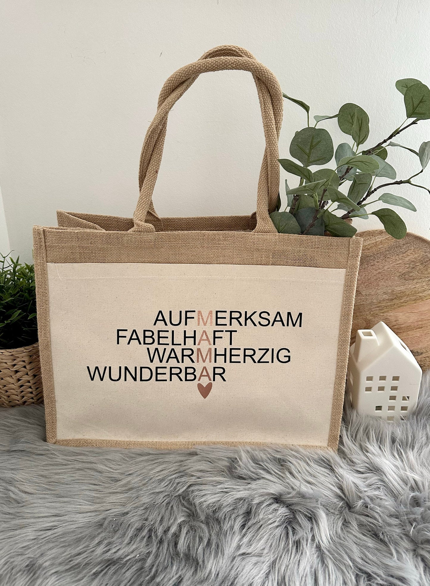 Tasche Oma - Einkaufstasche - Jute Shopper - Jutetasche - Geschenk für Oma - Oma Tasche - Geschenkidee Oma - Mama - Tante