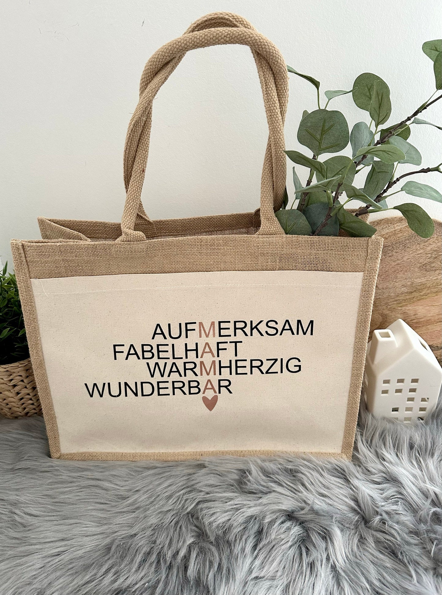Tasche Mama - Einkaufstasche - Jutetasche - Geschenk für Oma - Oma Tasche - Geschenkidee Oma - Mama - Tante - Muttertagsgeschenk