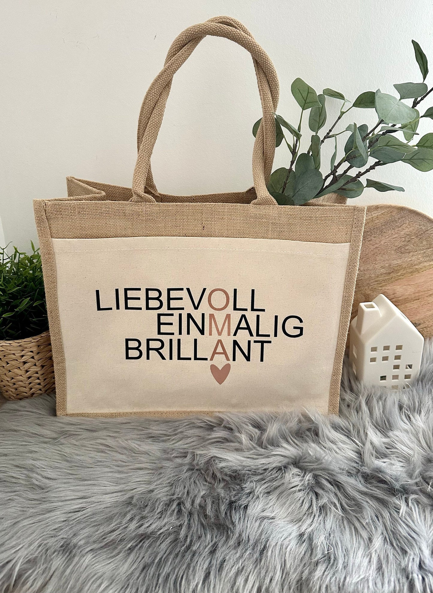 Tasche Oma - Einkaufstasche - Jute Shopper - Jutetasche - Geschenk für Oma - Oma Tasche - Geschenkidee Oma - Mama - Tante