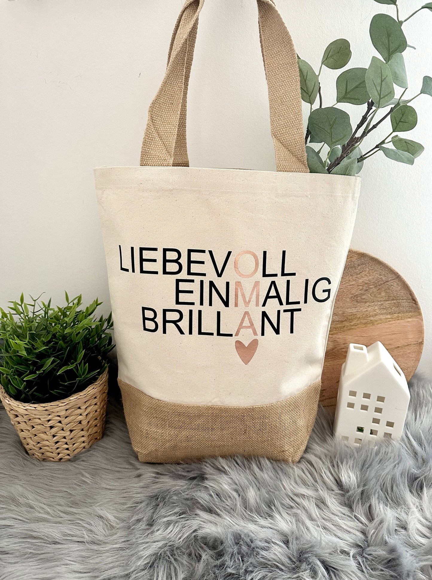 Tasche, Einkaufstasche, Jutetasche Oma