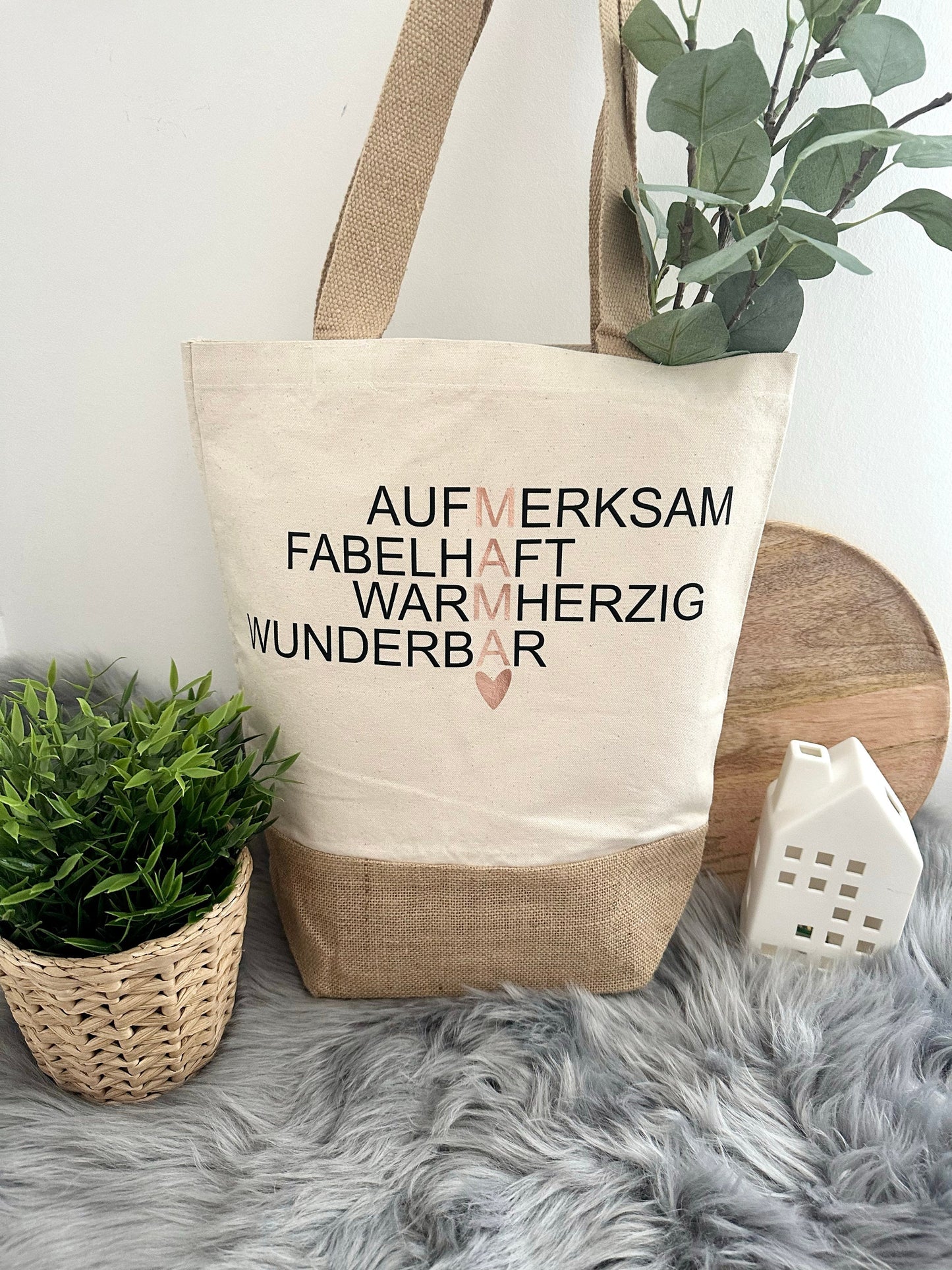 Tasche - Einkaufstasche - Jutetasche Oma - Tasche Mama - Muttertagsgeschenk Mama - Mama Tasche mit Wörtern