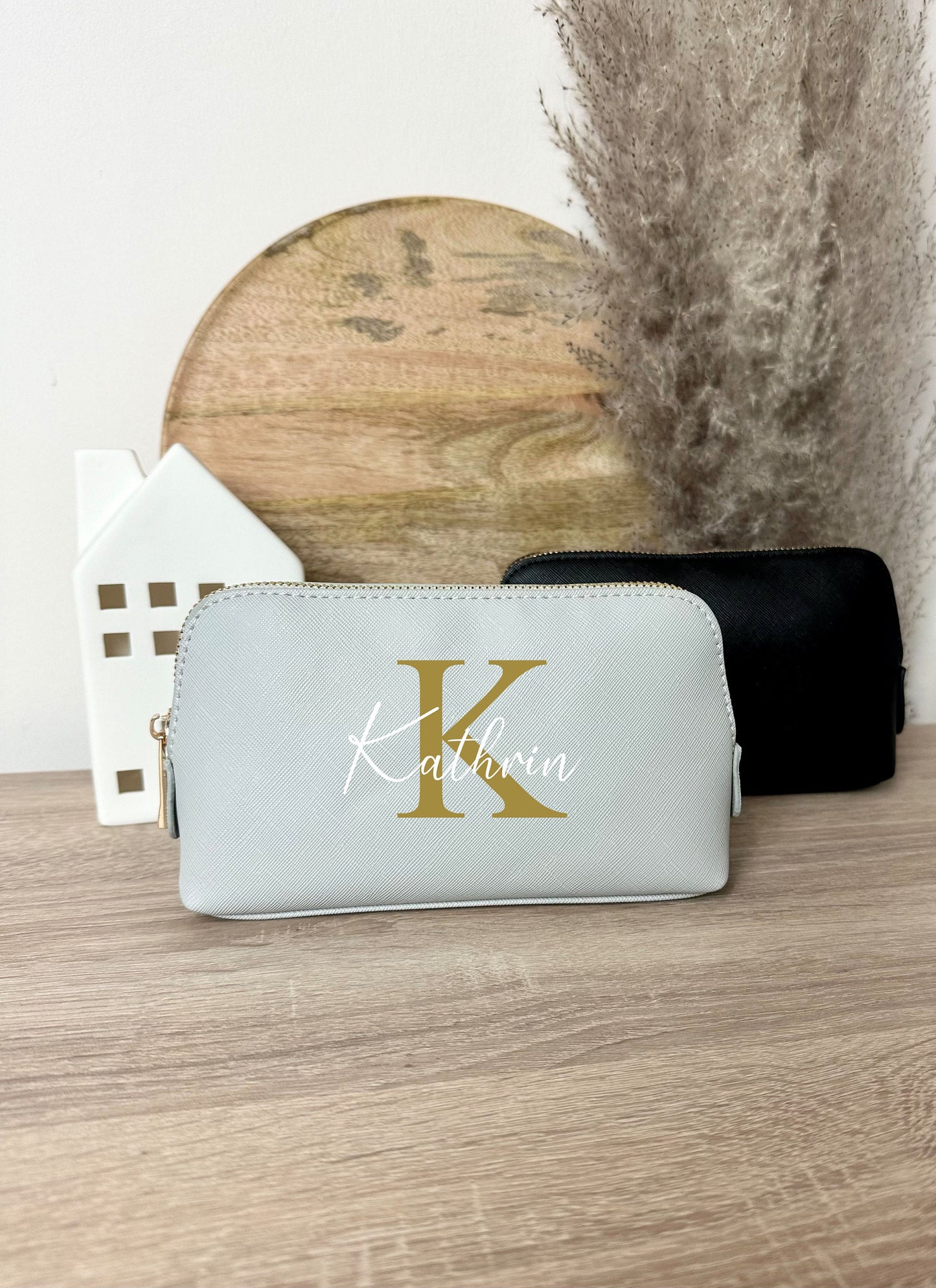 Personalisierte Kosmetiktasche mit Namen - Geschenk für die Freundin - Schminktasche - Kulturtasche - Muttertag - Geburtstagsgeschenk Frau