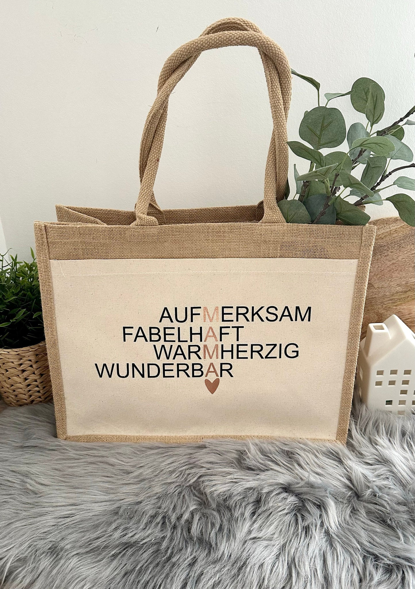 Tasche Oma - Einkaufstasche - Jute Shopper - Jutetasche - Geschenk für Oma - Oma Tasche - Geschenkidee Oma - Mama - Tante