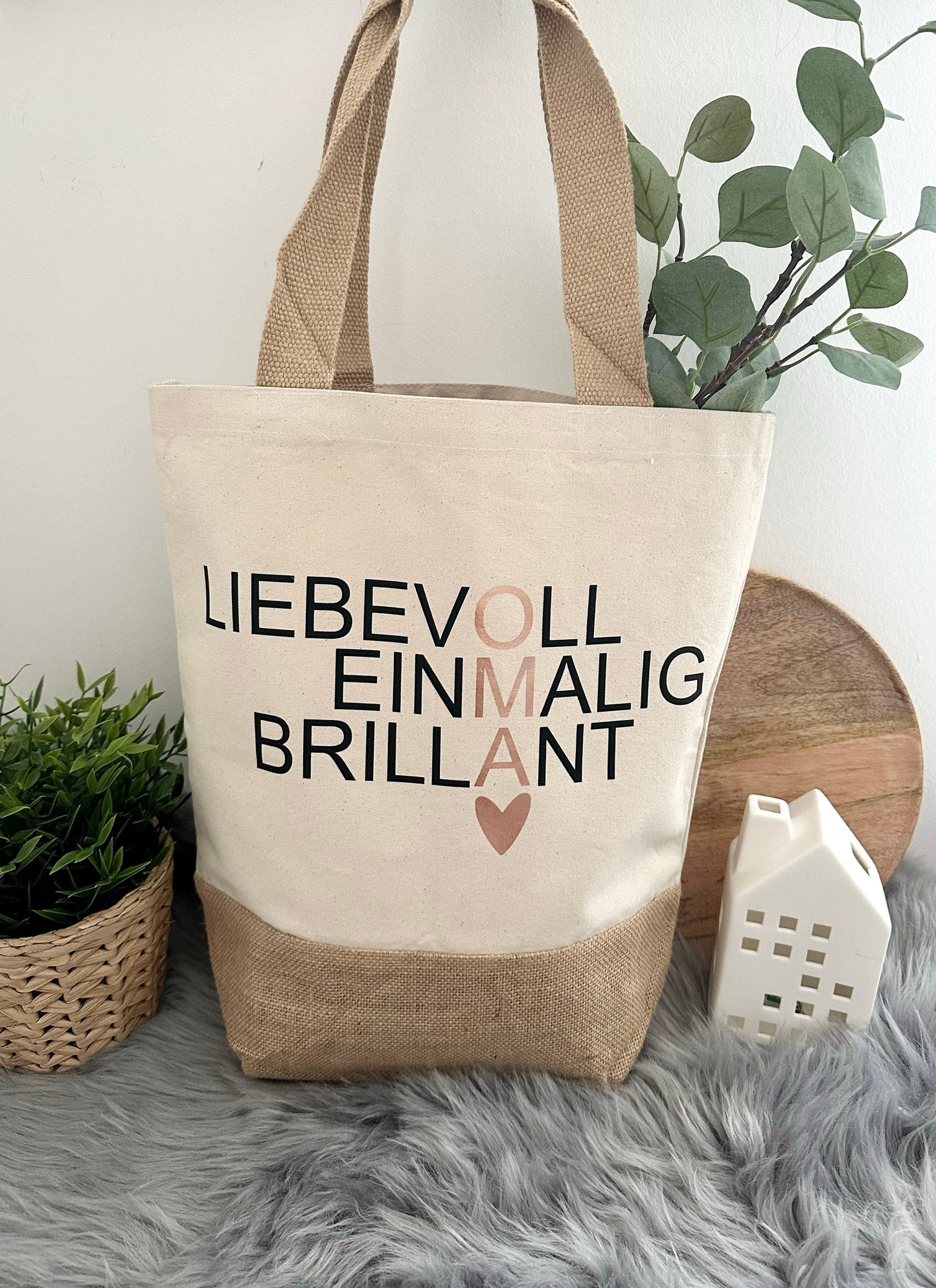 Tasche -  Einkaufstasche - Jutetasche Tante  - Geschenkidee für Tante - Beste Tante - Geschenk Tante Tasche