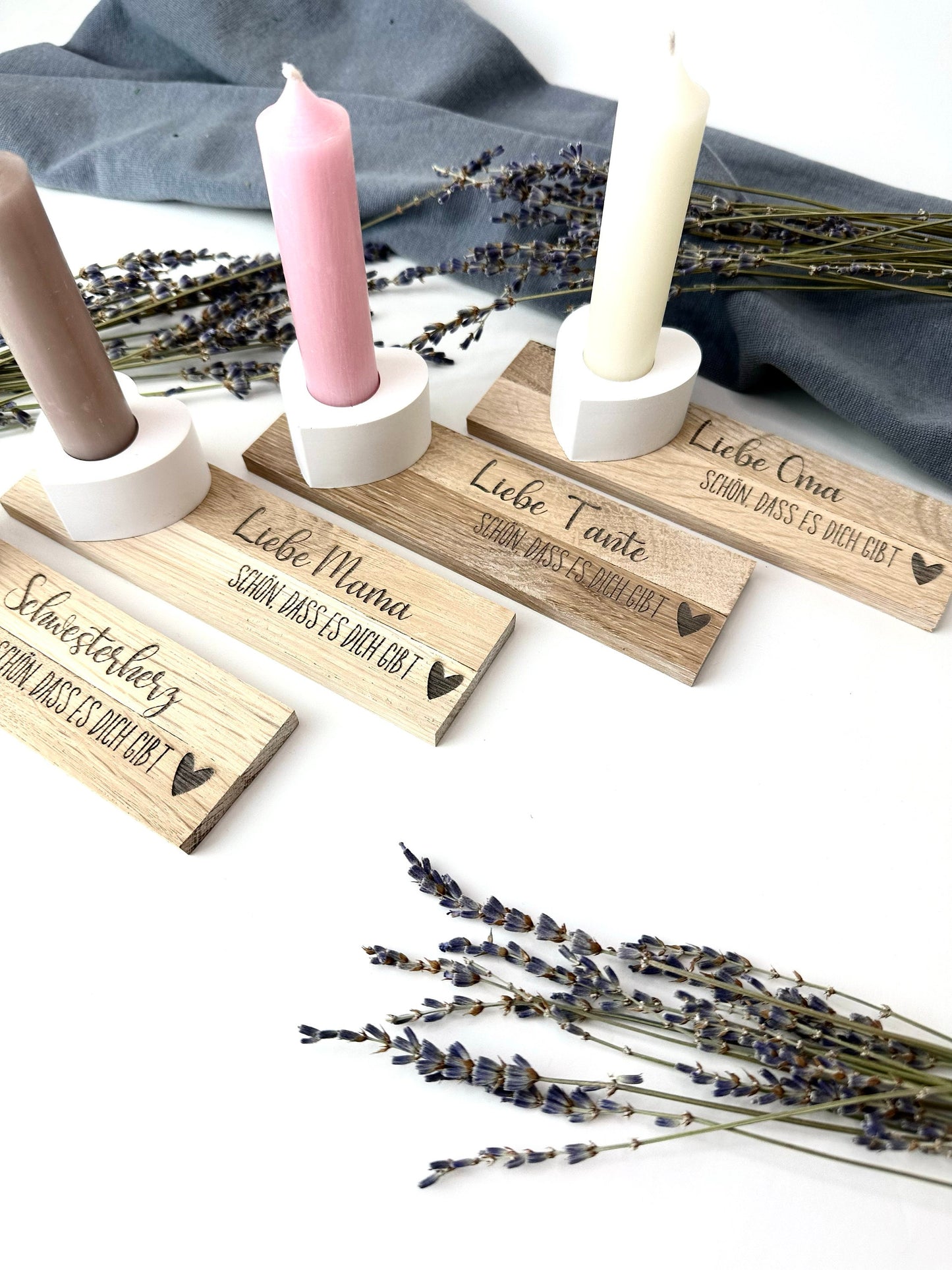 Geschenk Schwester - Geburtstagsmitbringsel - Geburtstagskerze - Geschenk für Mamas - Tante - Oma - Schwester - Mitbringsel
