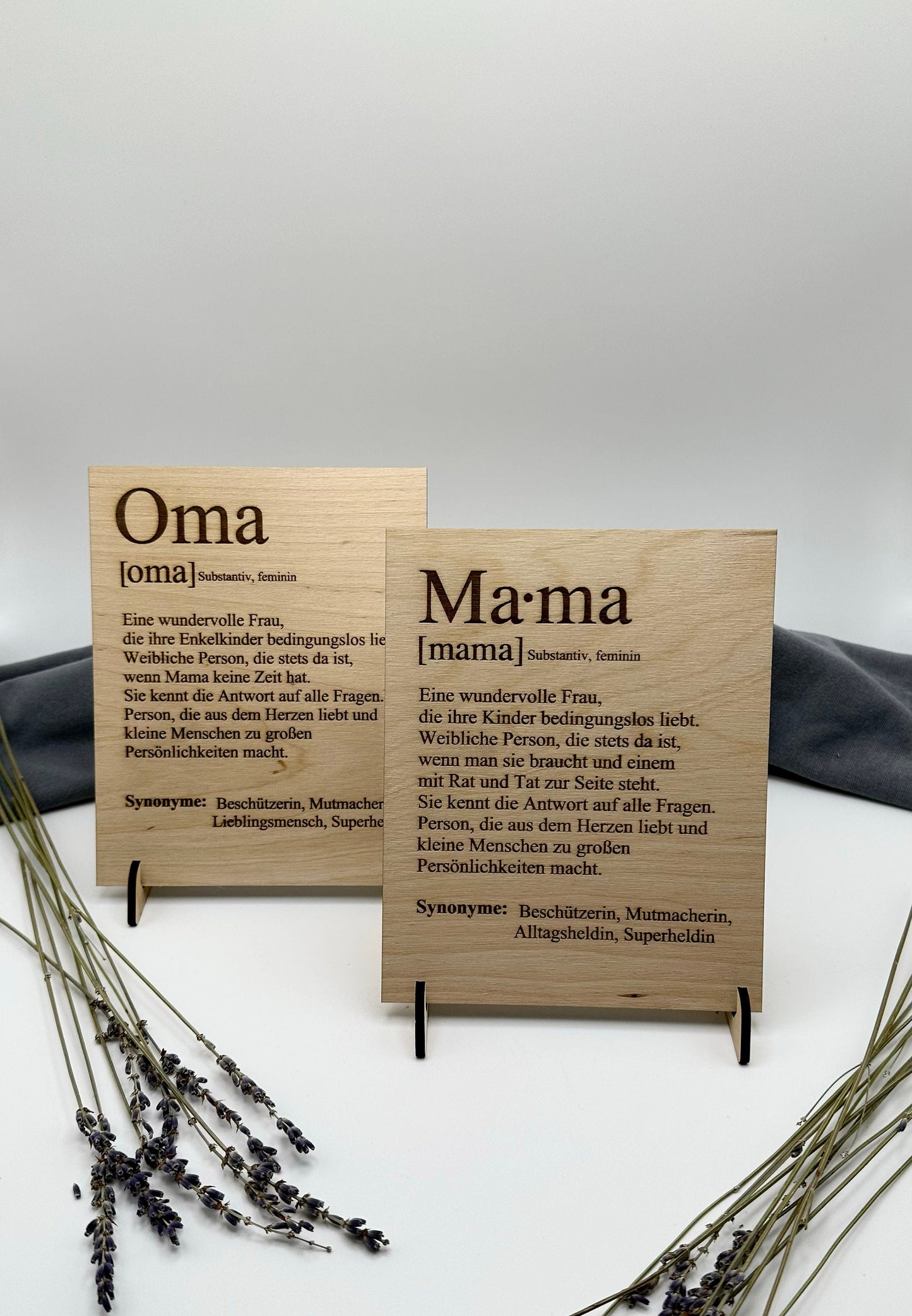 Muttertag - Muttertagsgeschenk- Geschenk Mama - Oma - Holzschild Mama Synonym - Geschenke für Omas und Mamas - Geburtstagsgeschenk