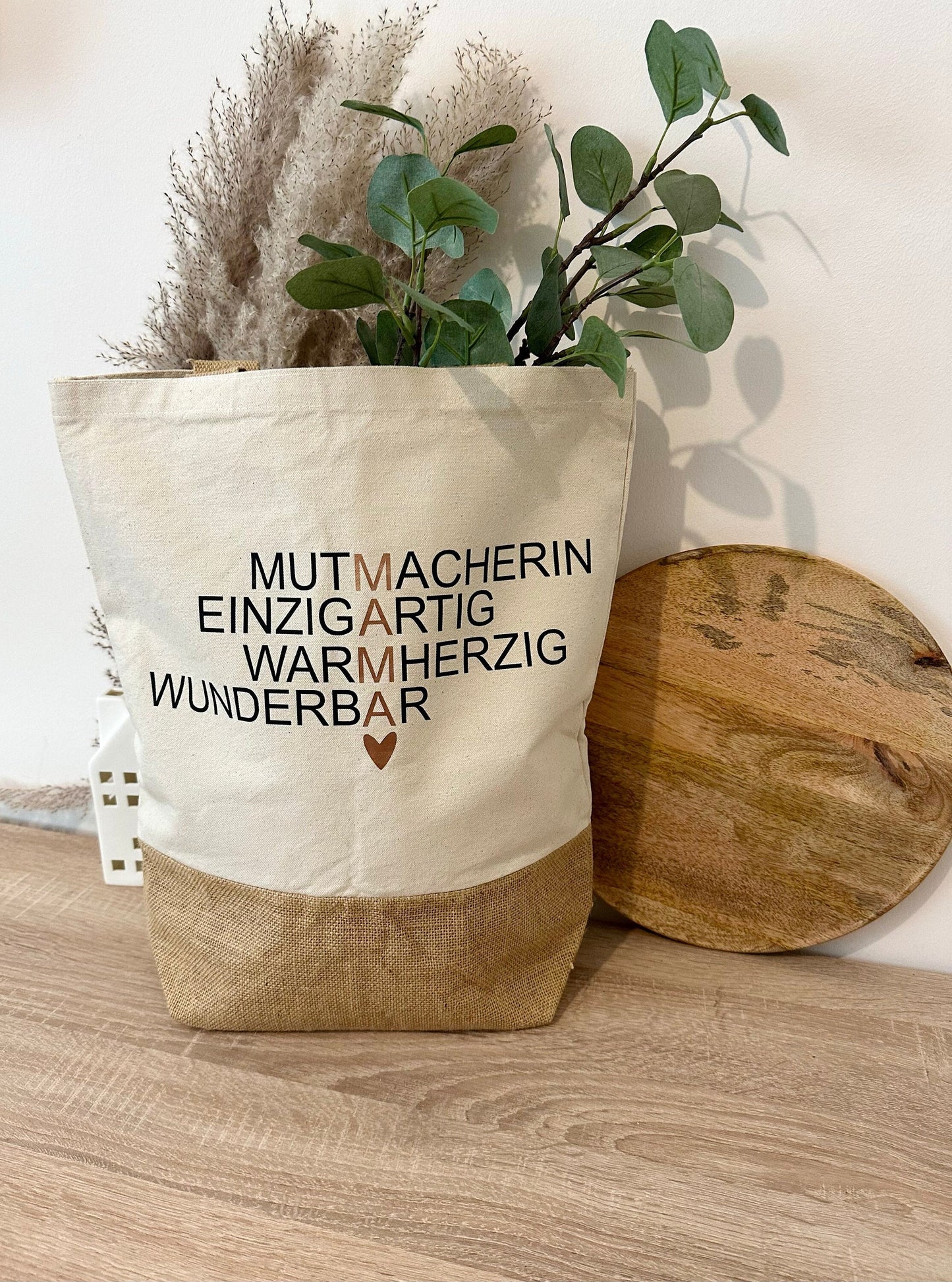 Tasche, Einkaufstasche, Jutetasche, Muttertag, Geschenk, Mama, Muttertagsgeschenk, Individuelle Geschenke