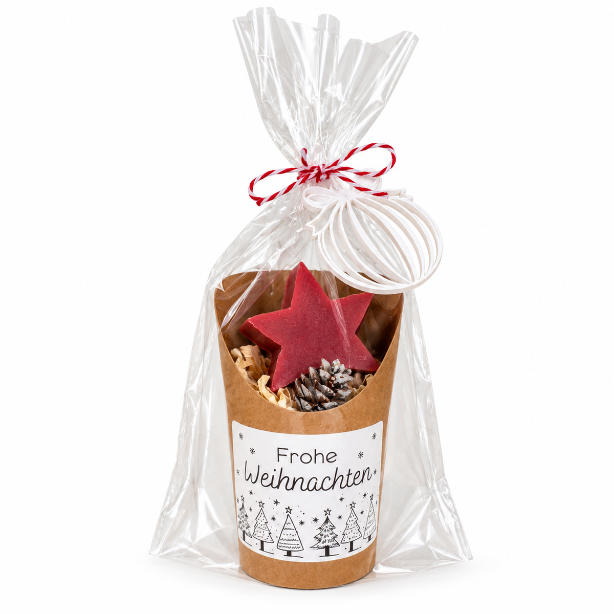 Weihnachtsseife mit Geschenkverpackung