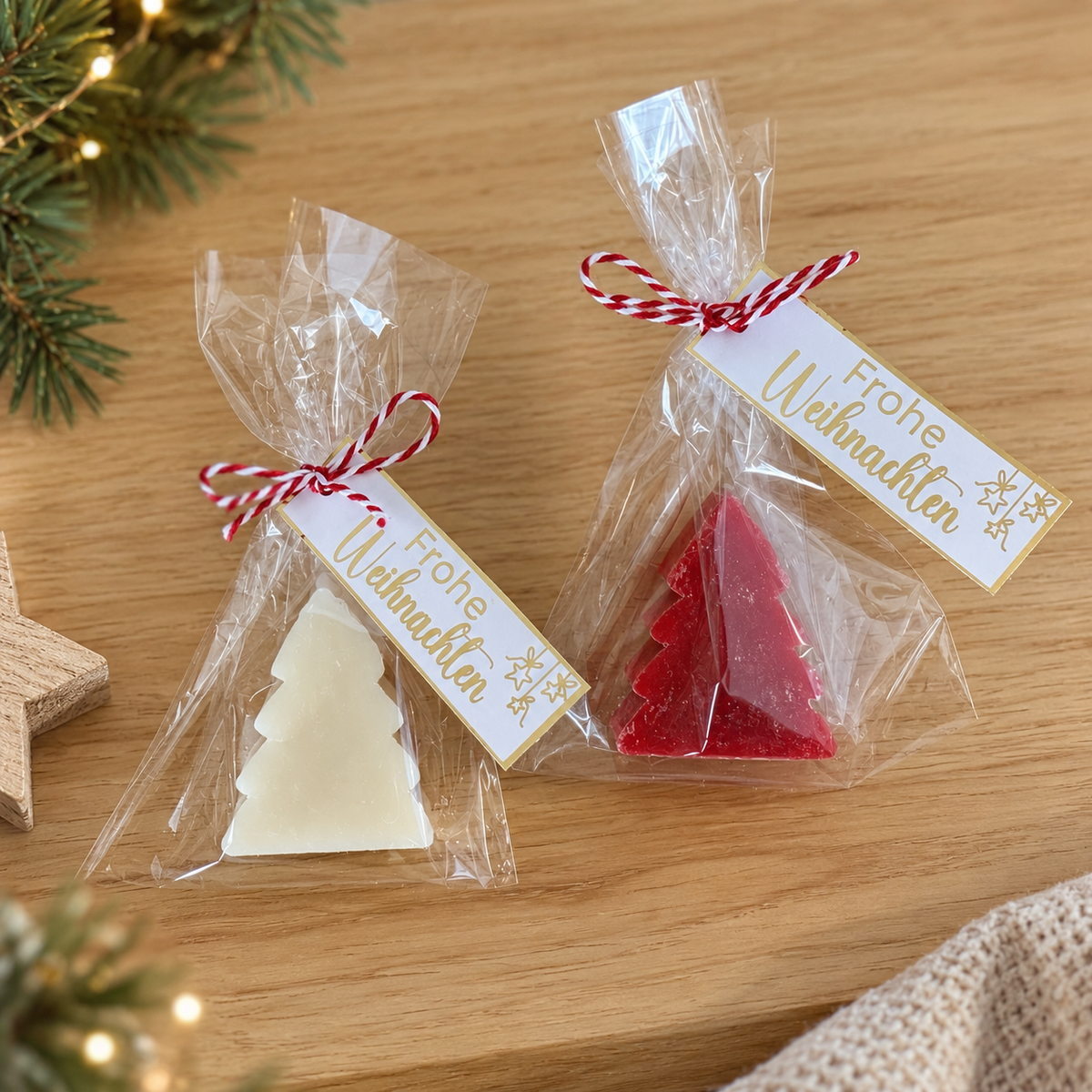 Weihnachtsseife 20 g in verschiedenen Varianten