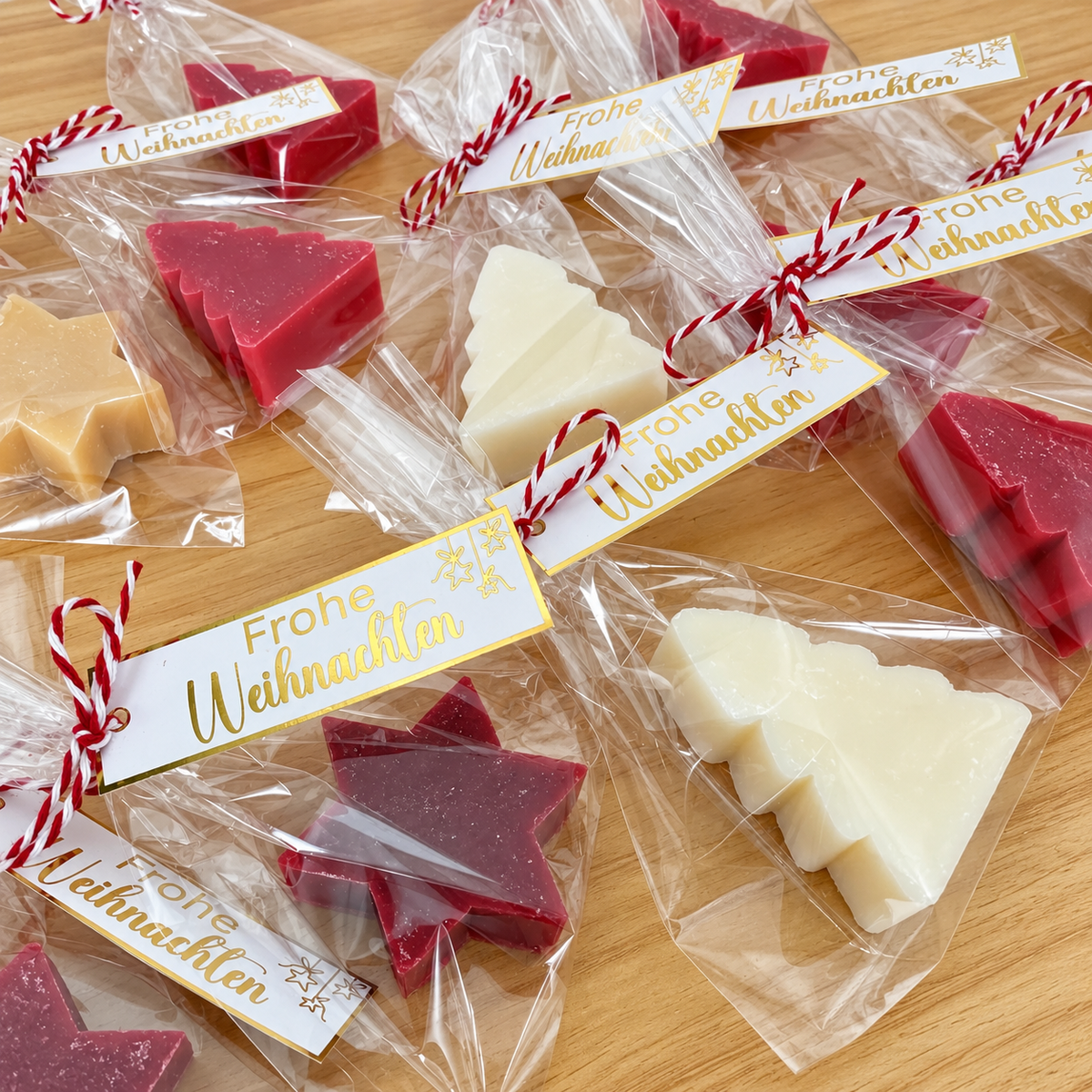 Weihnachtsseife 20 g in verschiedenen Varianten