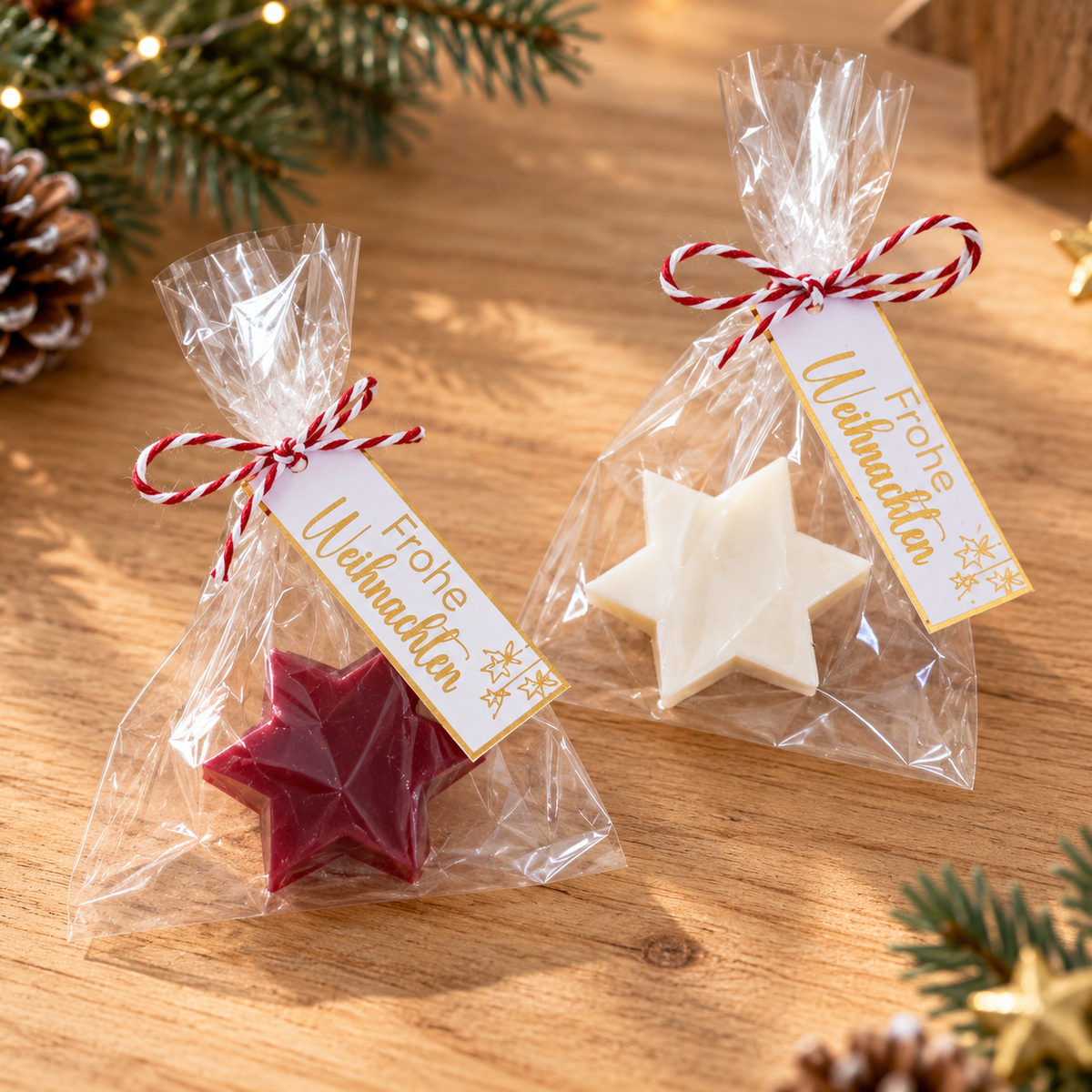 Weihnachtsseife 20 g in verschiedenen Varianten
