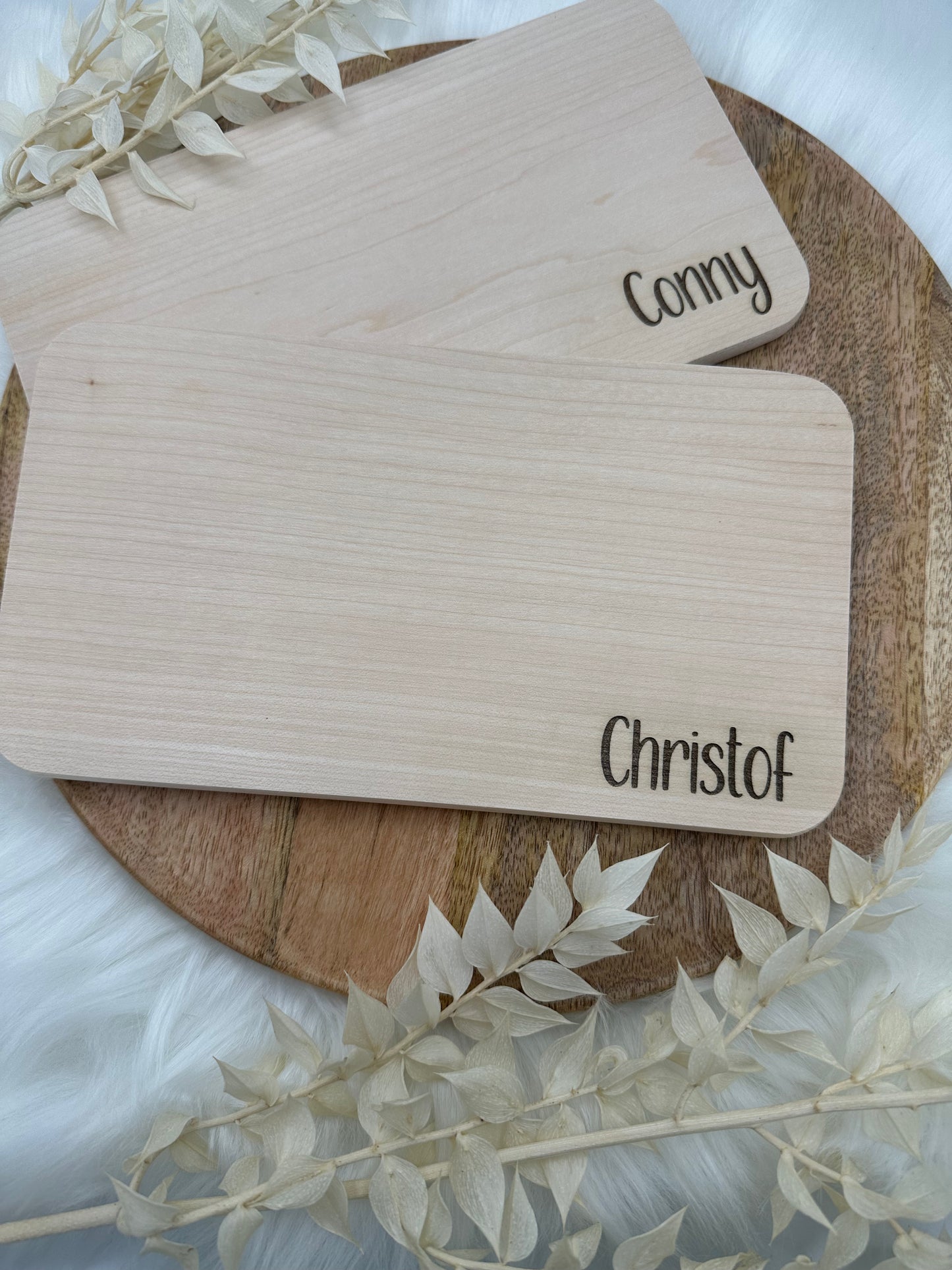 Frühstücksbrettchen personalisiert mit Namen